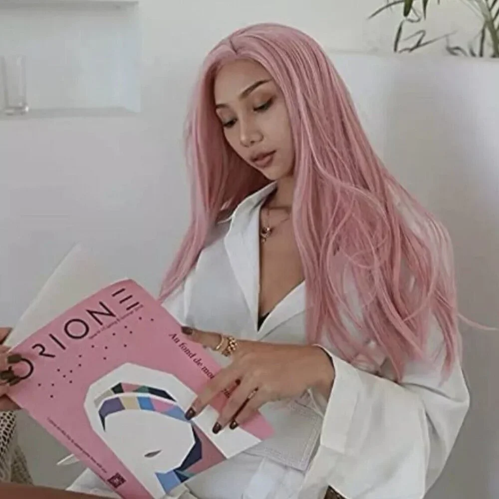 Pink Wig Full 24